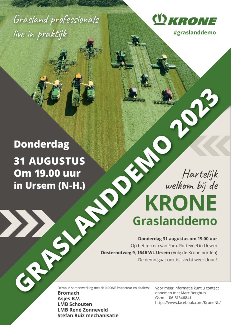 Krone demo-avond Noord Holland